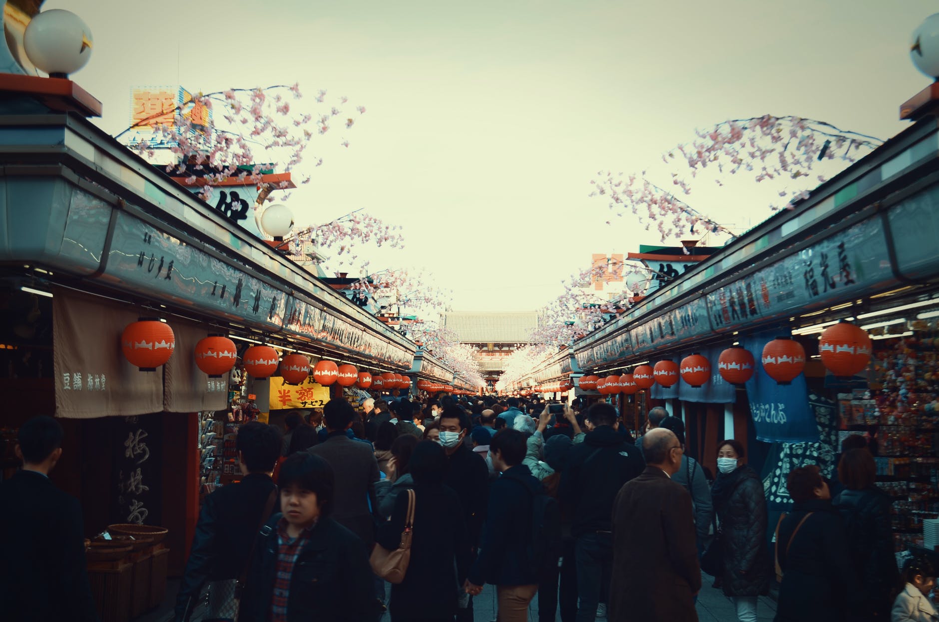 group of people at the street